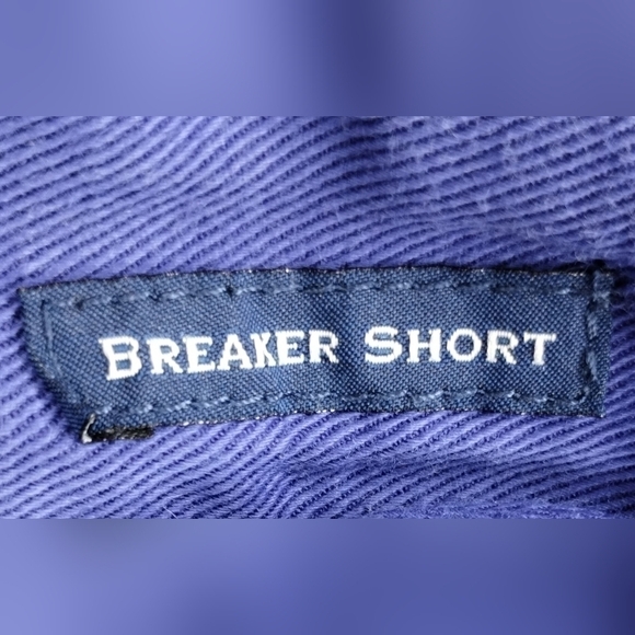 Vineyard vines men's 30x9 breaker shorts whale chino blue cotton/Linen blend - Picture 5 of 7